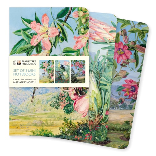 Kew Gardens' Marianne North Set of 3 Mini Notebooks (Mini Notebook Collections)