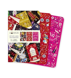 Book Lovers by Jenny Zemanek Set of 3 Mini Notebooks (Mini Notebook Collections)