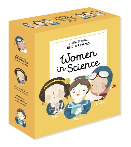 Little People, BIG DREAMS: Women in Science: 3 books from the Ada Lovelace - Marie Curie - Amelia Earhart