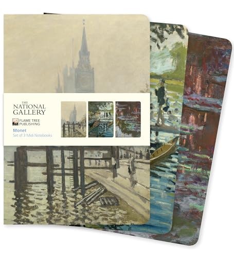 National Gallery: Monet Set of 3 Midi Notebooks (Midi Notebook Collections)